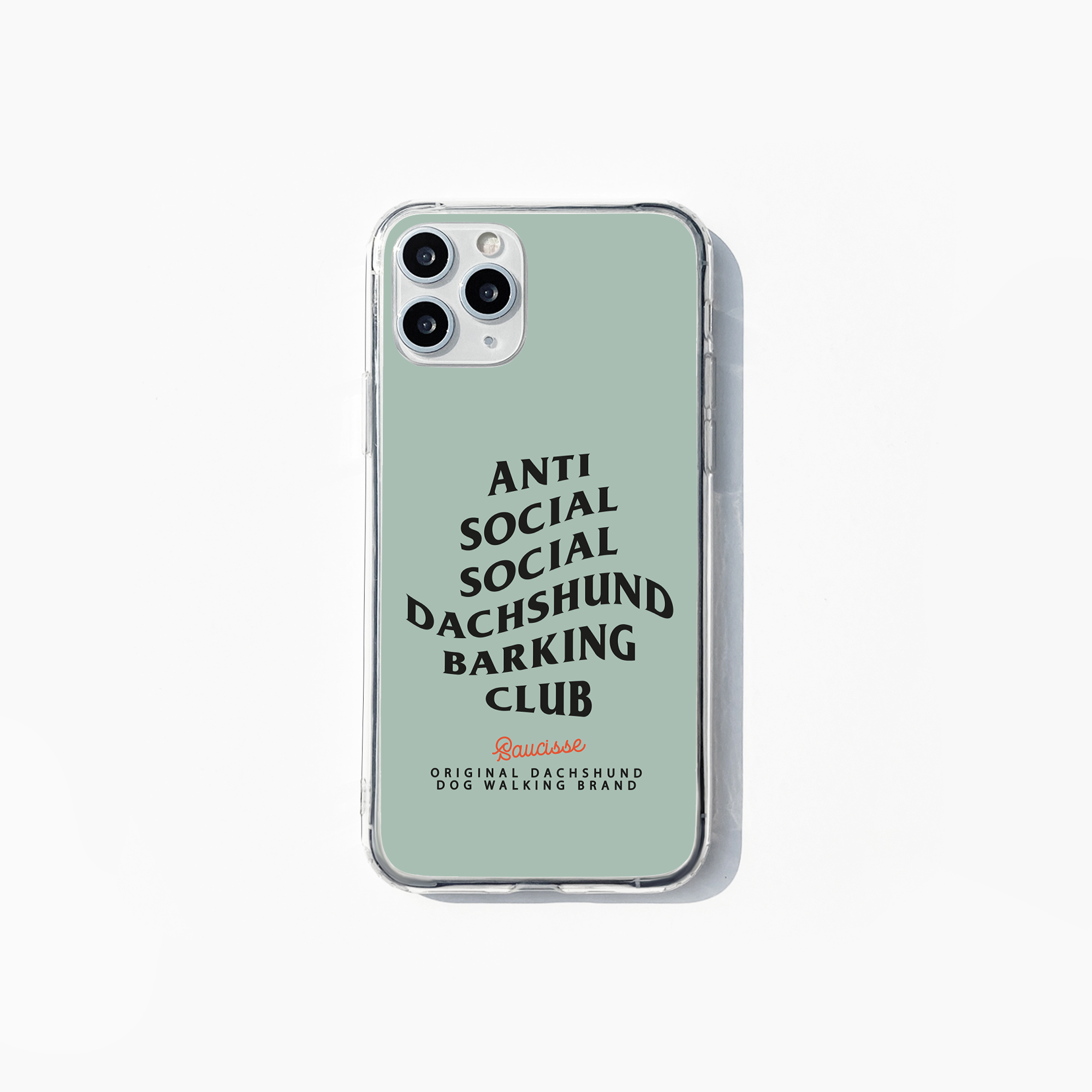 Saucisse Anti Social Barking Club Apple Phone Case