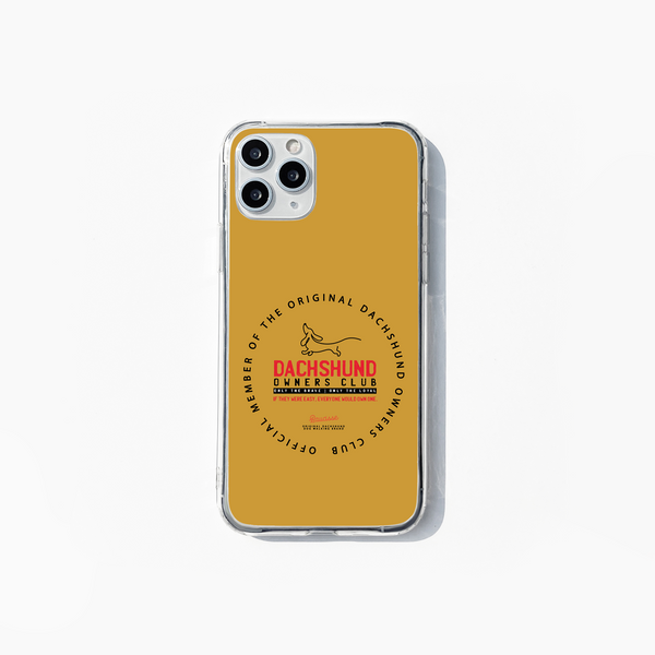 Saucisse - Dachshund Owners Club Logo - Apple Phone Case