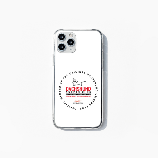 Saucisse - Dachshund Owners Club Logo - Apple Phone Case