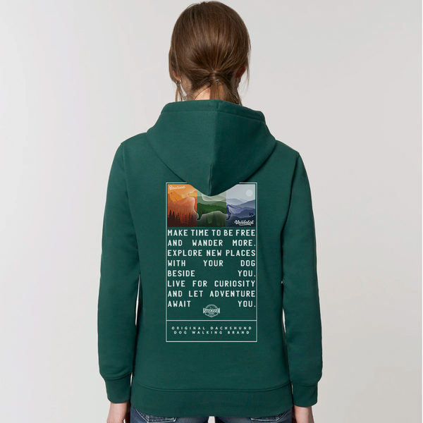 Saucisse - Wanderlust Dachshund Adventures - Unisex Hoodie