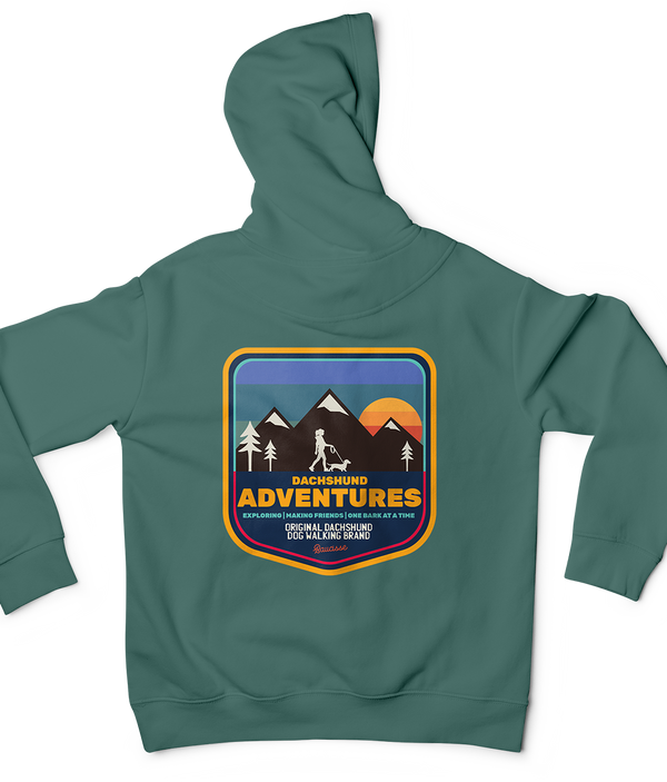 Dachshund Adventures - Womens Hoodie