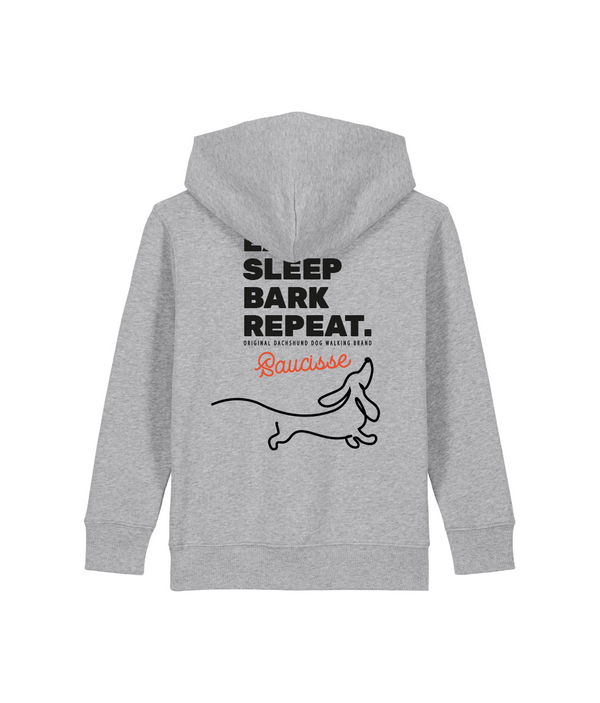 Eat, Sleep, Bark, Repeat - Kids Hoodie