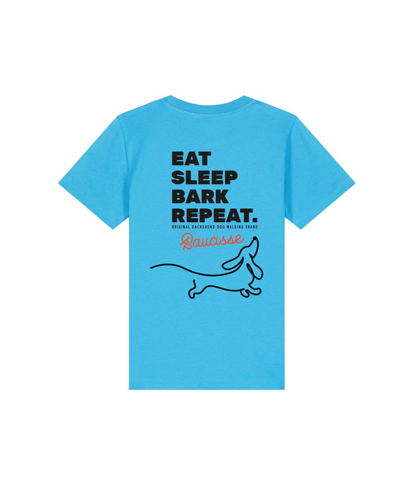 Eat, Sleep, Bark, Repeat. - Kids T-shirt