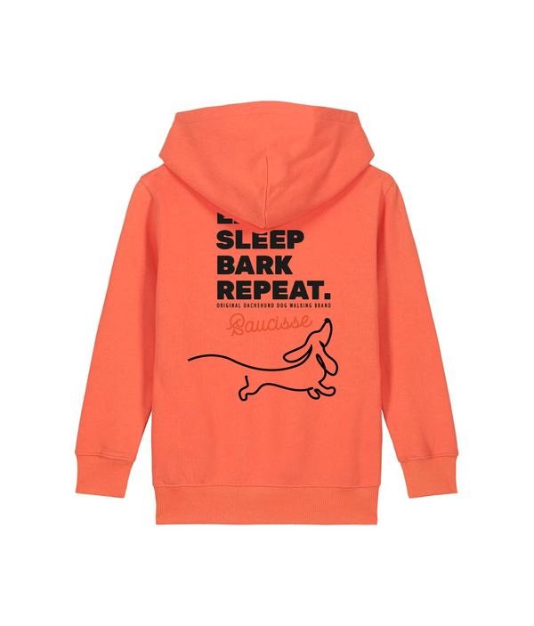 Eat, Sleep, Bark, Repeat - Kids Hoodie