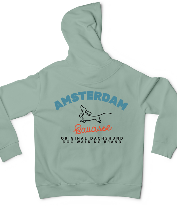 Saucisse - Amsterdam Dachshund Dog Walking Club - Unisex Hoodie