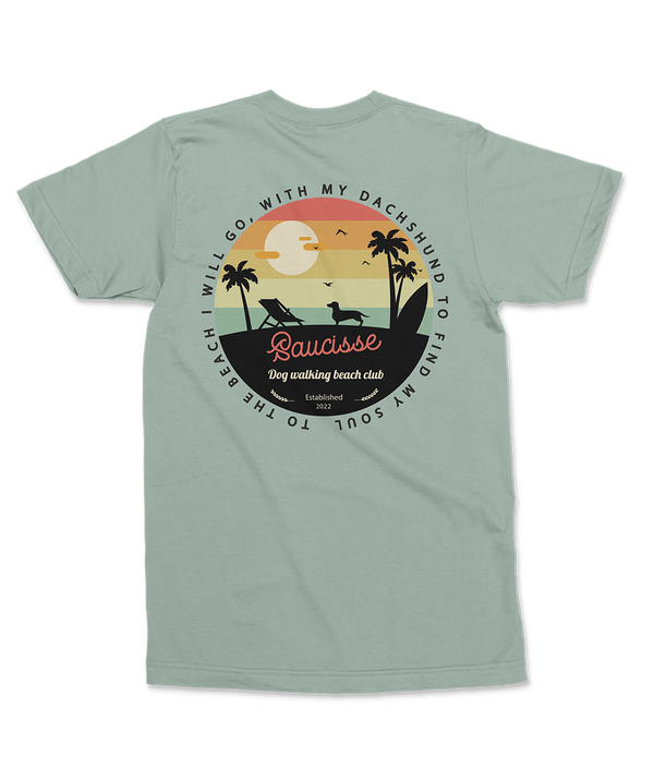 Dog Walking Beach Club - Women's T-Shirt