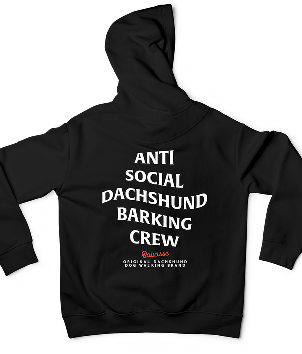 Saucisse - Dachshund Anti-Barking Crew - Dark Editions Unisex Hoodie