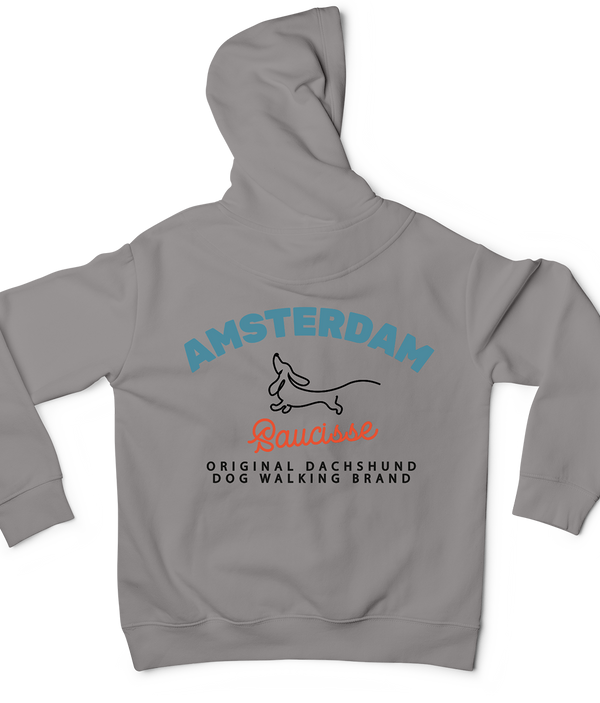 Saucisse - Amsterdam Dachshund Dog Walking Club - Unisex Hoodie