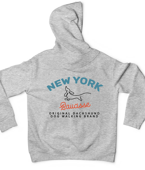 Saucisse - New York Dachshund Dog Walking Club - Unisex Hoodie