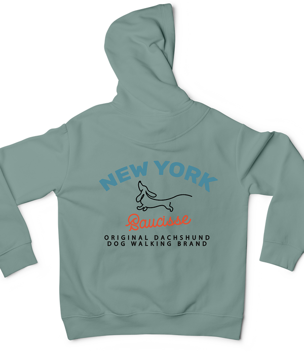 Saucisse - New York Dachshund Dog Walking Club - Unisex Hoodie