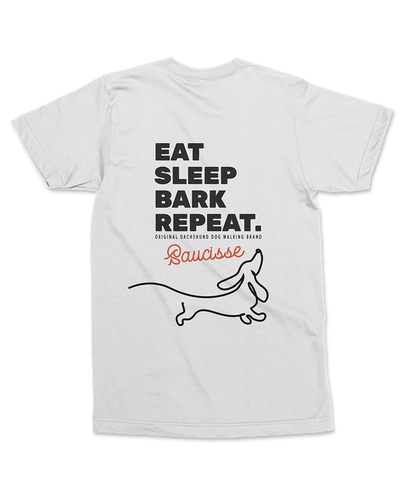 Eat, Sleep, Bark, Repeat.  T-shirt