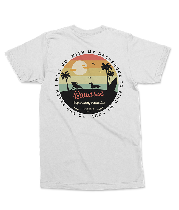 Dog Walking Beach Club - Women's T-Shirt