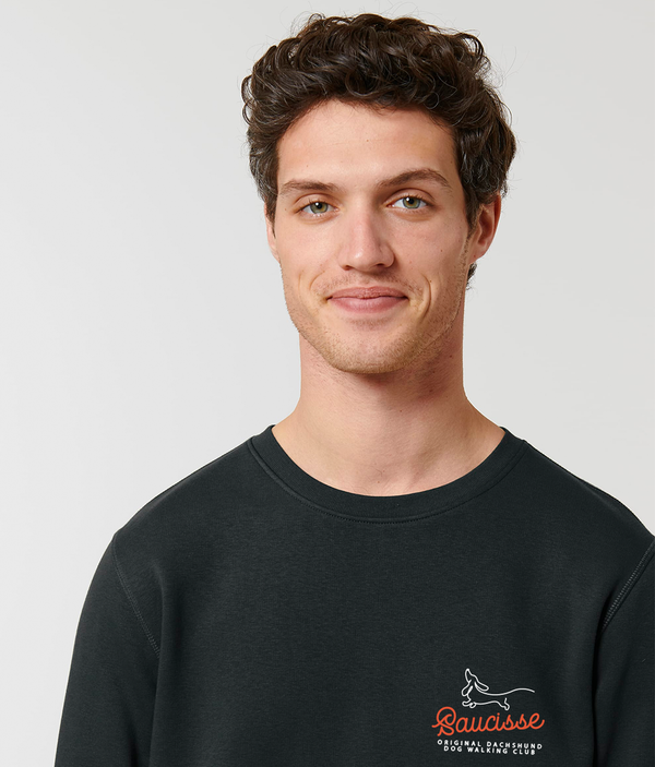 Black Edition - Saucisse Dog Walking Club Logo - Sweater