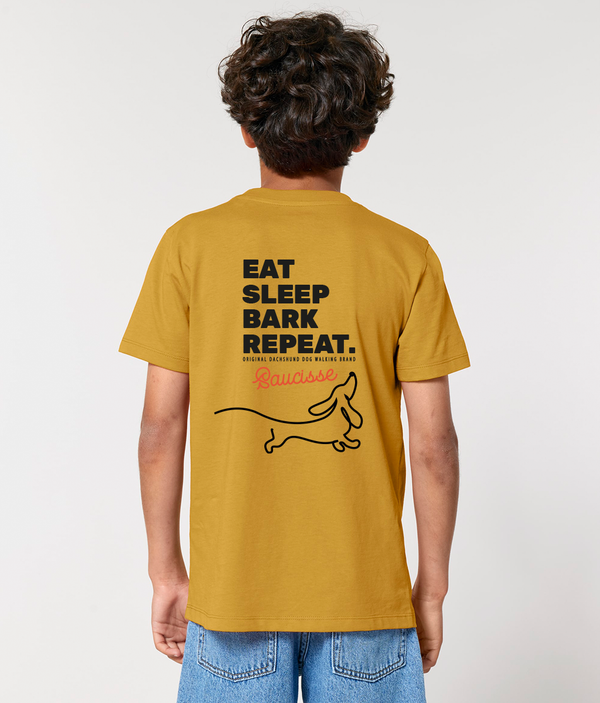 Eat, Sleep, Bark, Repeat. - Kids T-shirt