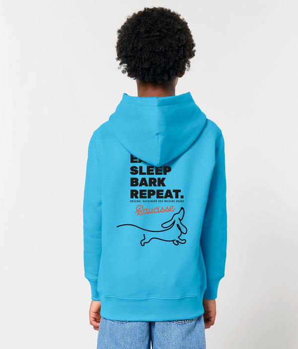 Eat, Sleep, Bark, Repeat - Kids Hoodie