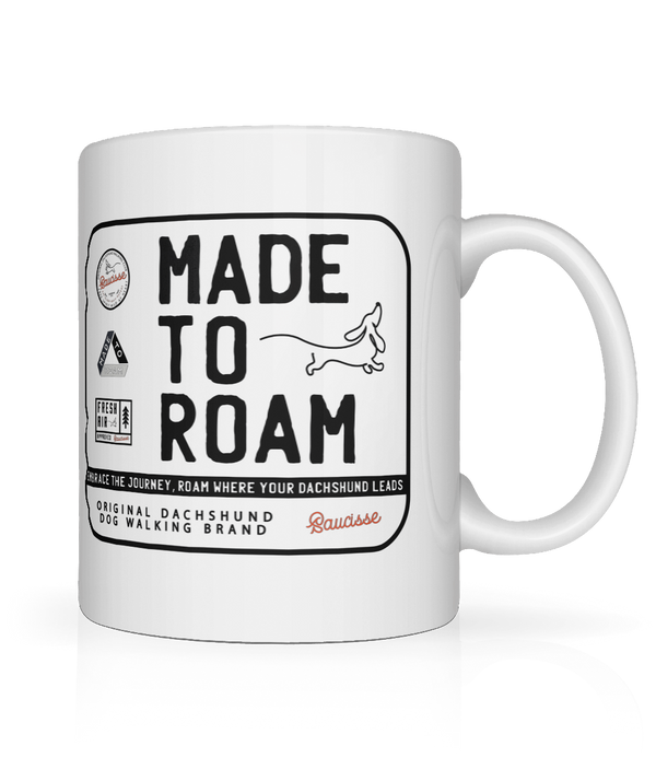 White Mug Made to Roam1 Made to Roam1