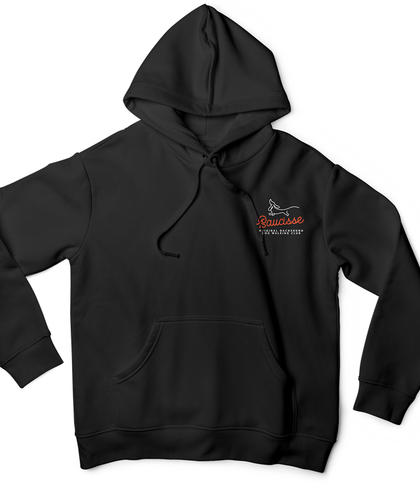 Black Edition - Saucisse Dog Walking Club Logo - Hoodie