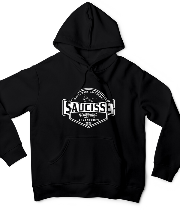 Saucisse - Wanderlust Dachshund Adventures - Unisex Hoodie