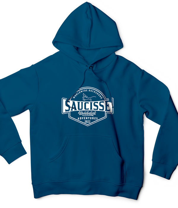 Saucisse - Wanderlust Dachshund Adventures - Unisex Hoodie